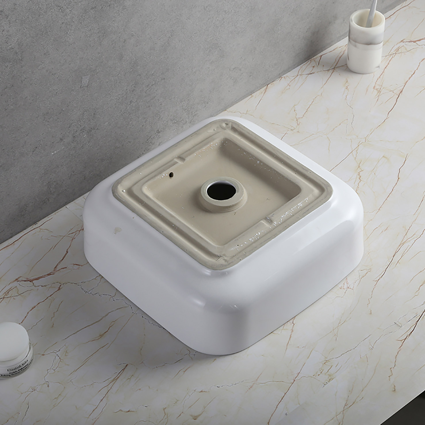 Badkamergootstenen ceramic counter top wash basin sanitary ware art basins porselana banyo basin lababo (12)