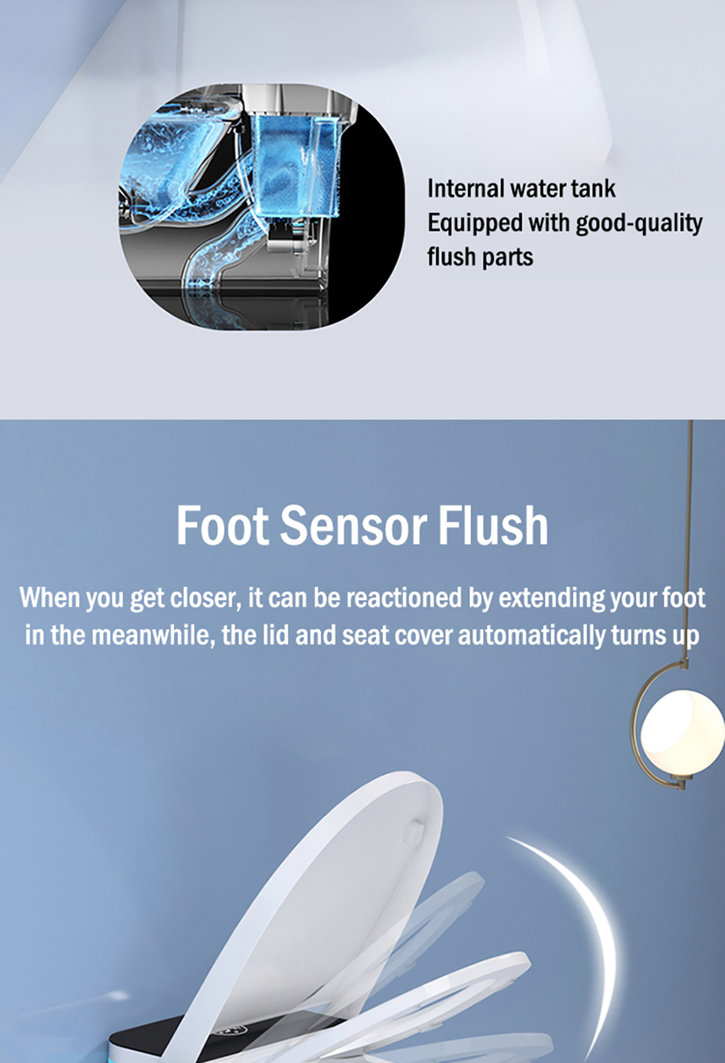 Automatic flush light sensor remote control heated inodoros smart toilet intelligent with warm seat (5)
