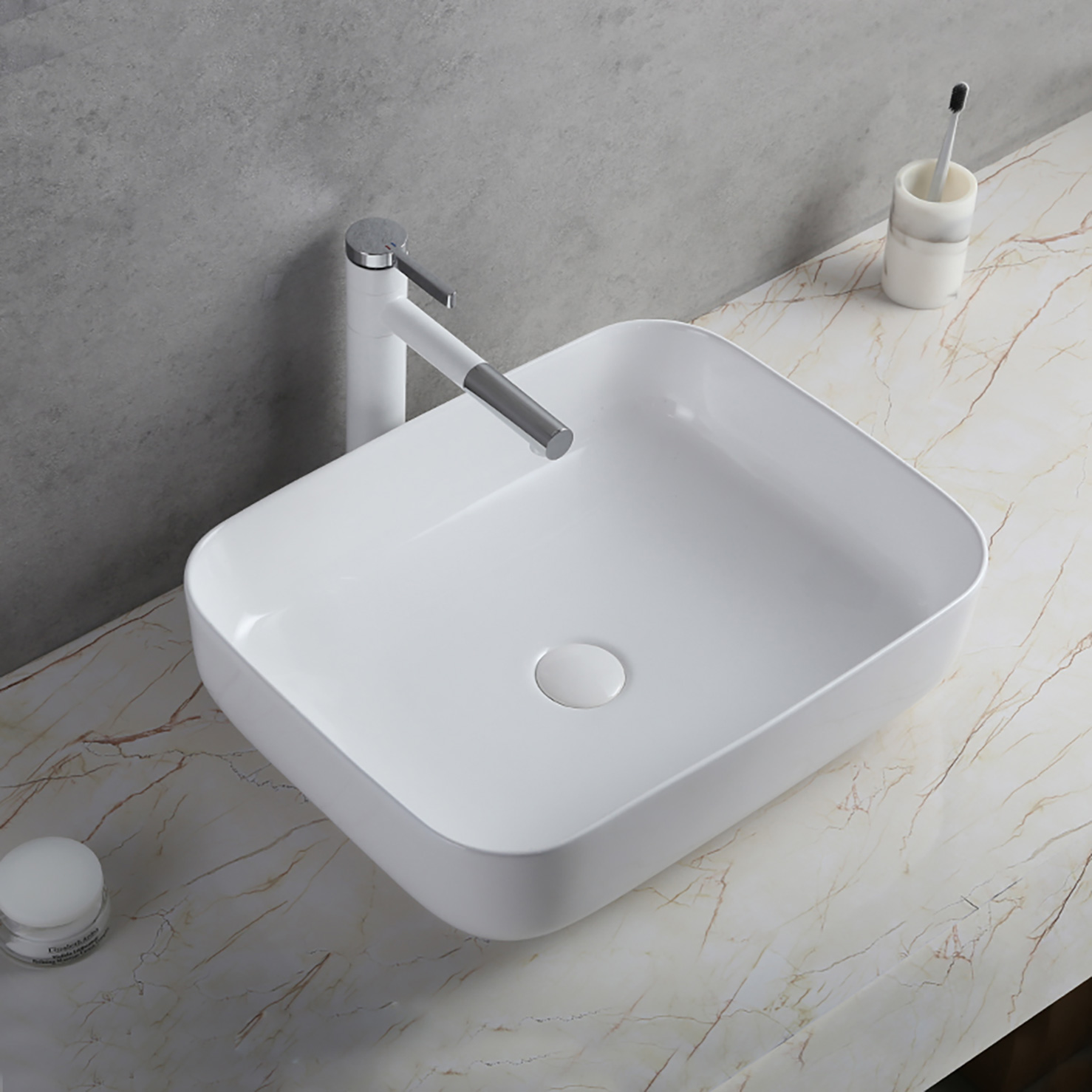 Badkamergootstenen ceramic counter top wash basin sanitary ware art basins porcelain bathroom basin sink (11)