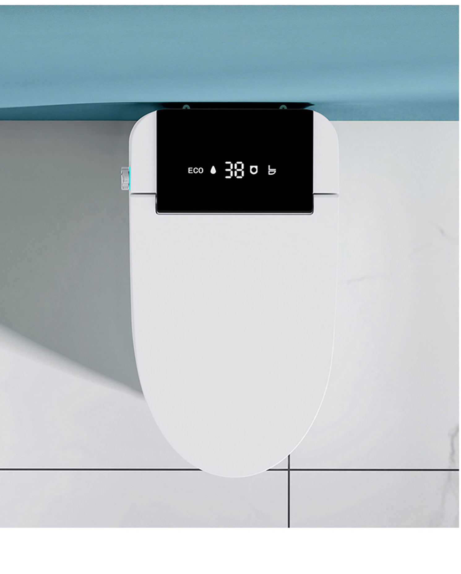 Best intelligent toilet electrique nightlight foot sensor flushing bathroom bowl ceramic toilet smart (23)