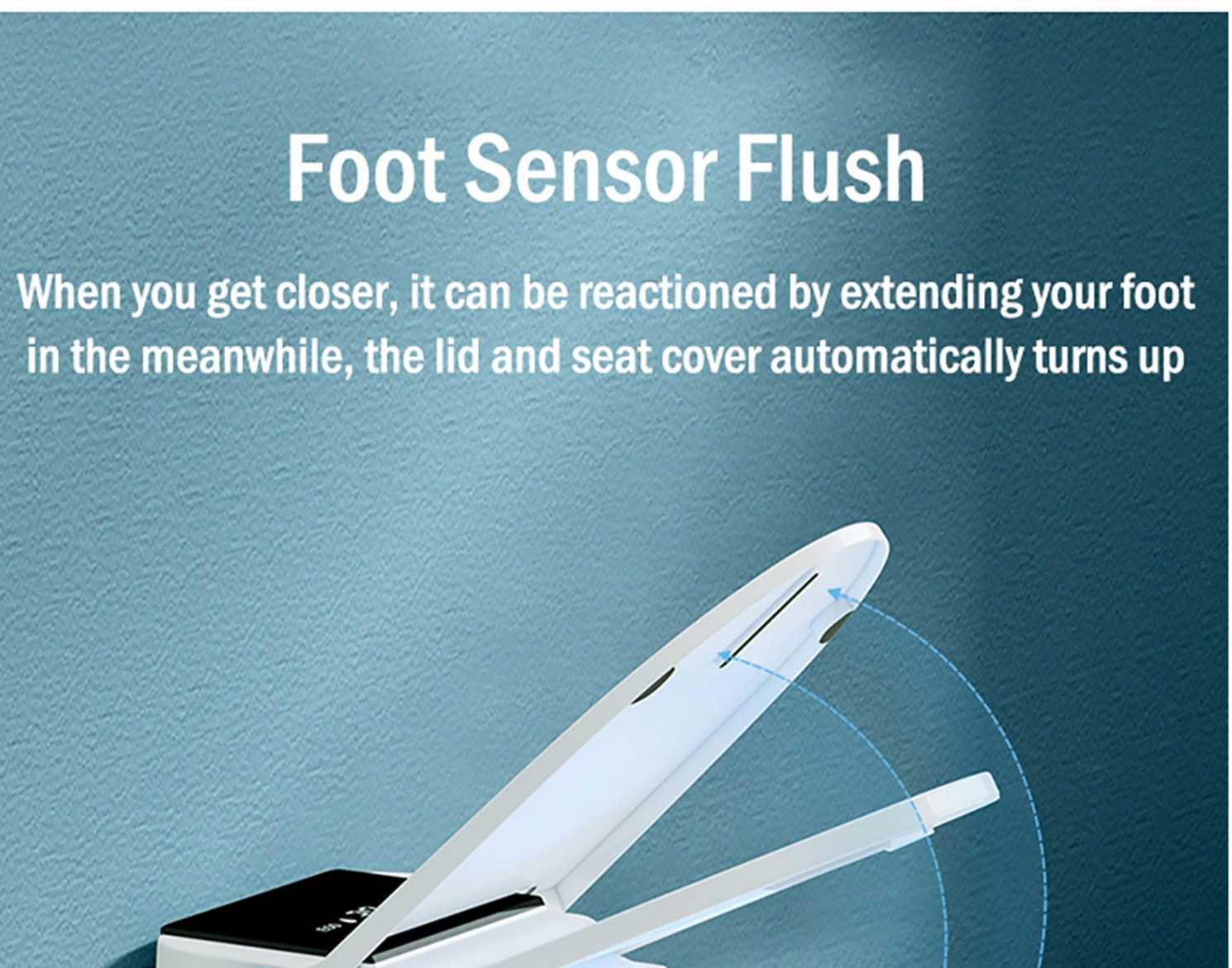Best intelligent toilet electrique nightlight foot sensor flushing bathroom bowl ceramic toilet smart (5)