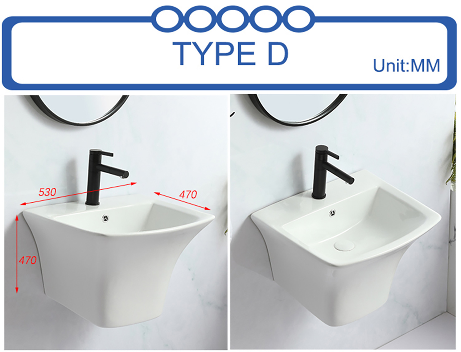 Classical Umywalka Sink Bathroom Hanging Wash hand Half Pedestal Basin two piece Wall Hung Basin (7)