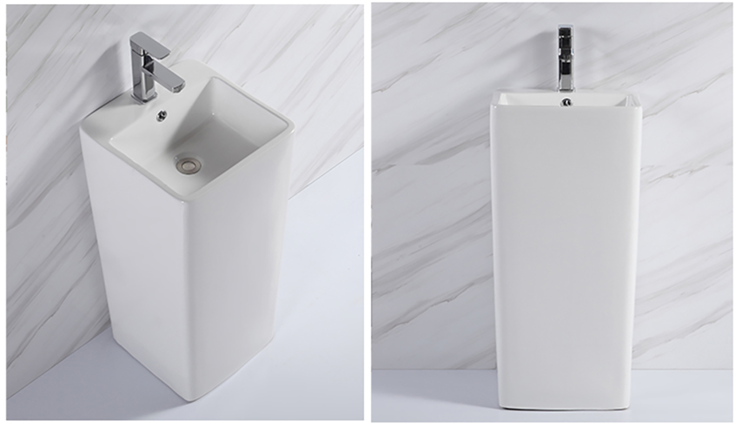 Luxury Modern Freestanding Glossy White Art Ceramic Deep Height Hand Wash Basin Sink With Good Price (8)