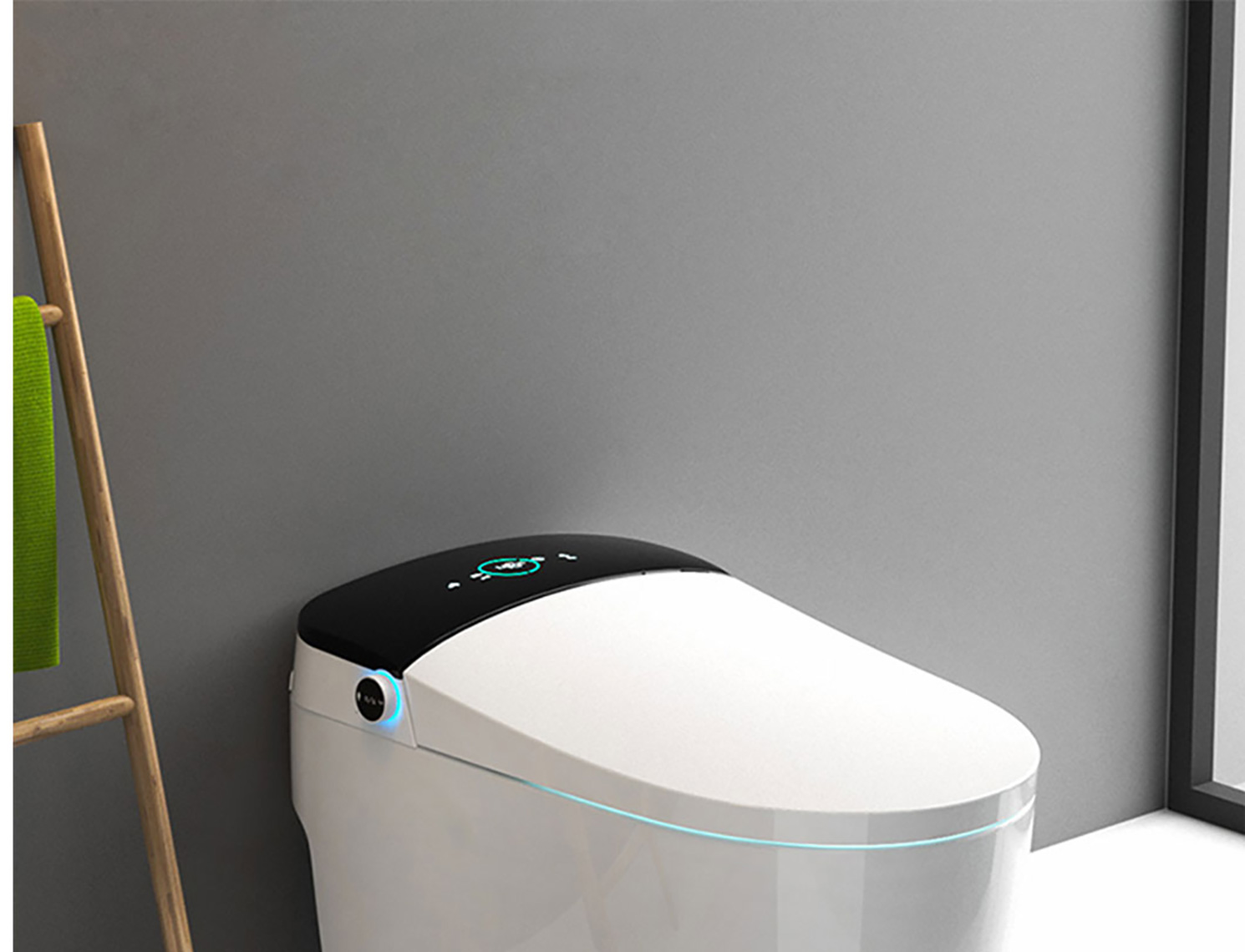 Top Quality Bathroom Smart Toilet Intelligent Electric Wc Sanitary Ware Washroom Toilette Ceramic Commode (1)