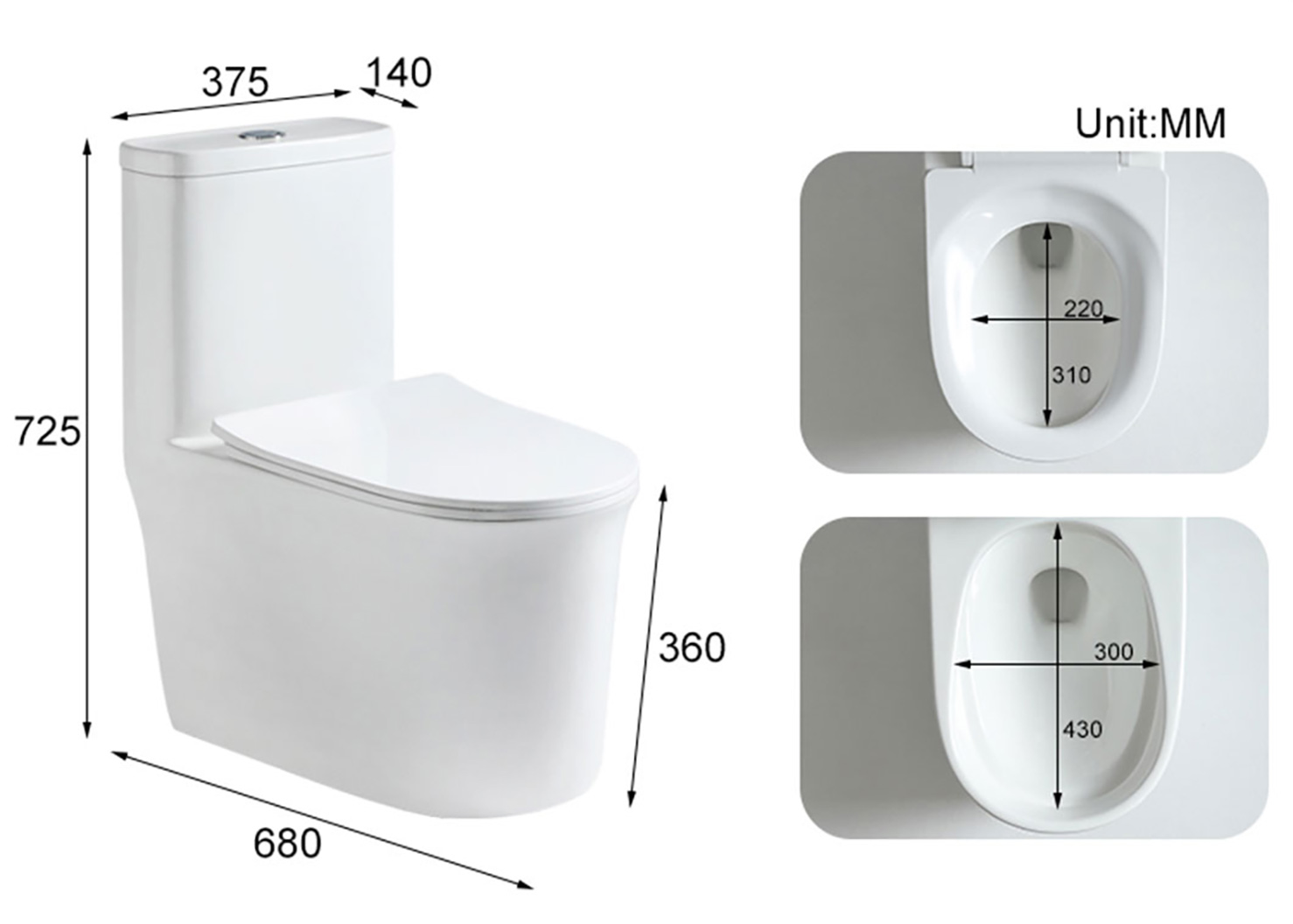 Wholesale Sanitary Ware Toalete Water Closet Cheap One Piece Ceramic Toilets Bathroom Wc (2)